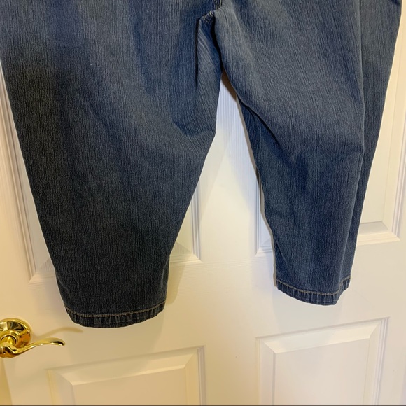 avenue JEANS Blue Denim Stretch Capri Pants 28 - Picture 6 of 7